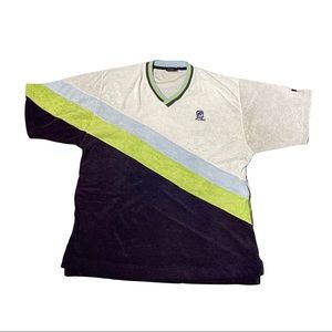 Vintage FUBU Tennis Velour Shirt L